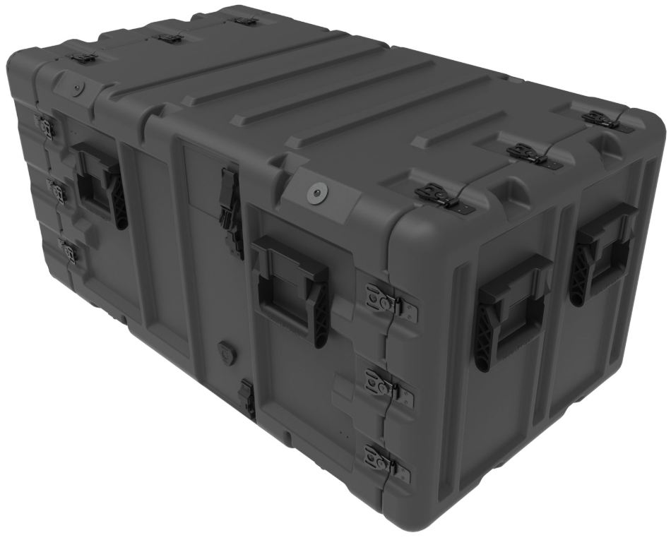 Peli  EURO-V RACK 8U-L 19″ Rack Mount case