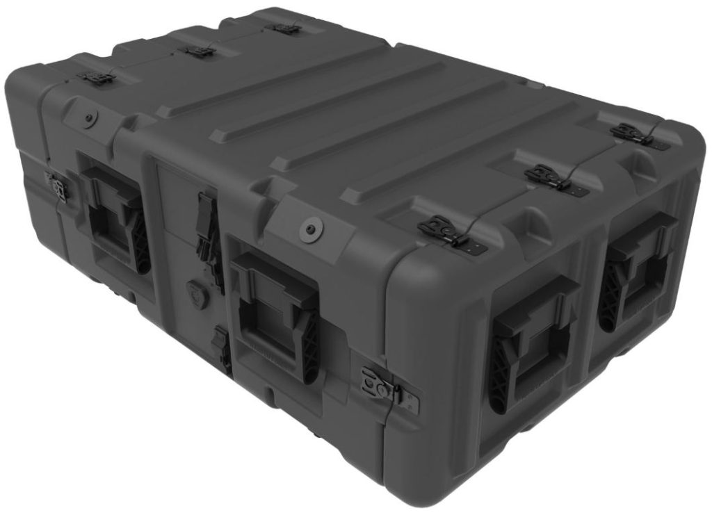 Peli  EURO-V RACK 4U-L 19″ Rack Mount case