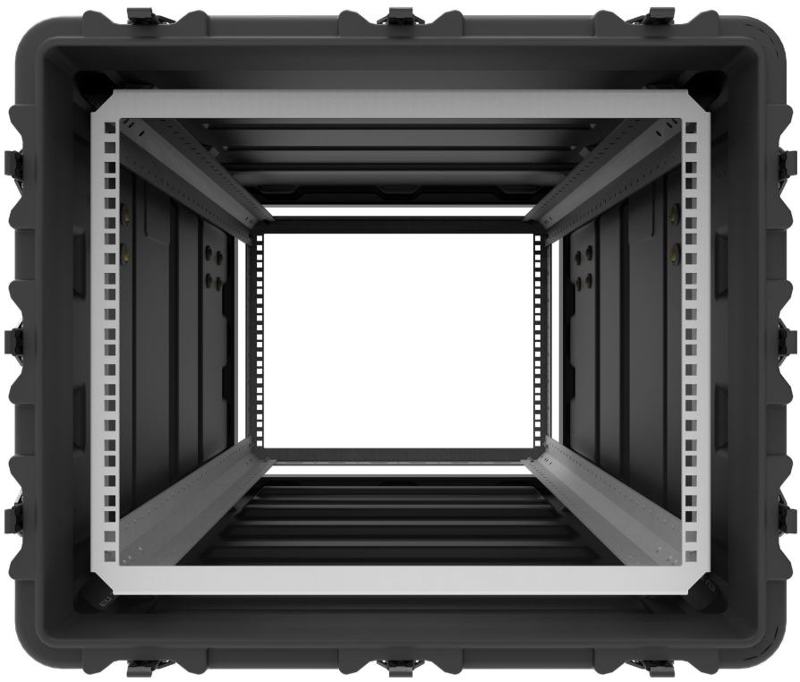 Peli  EURO-V RACK 8U-L 19″ Rack Mount case