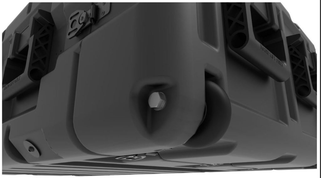 Peli  EURO-V RACK 4U-S 19″ Rack Mount case