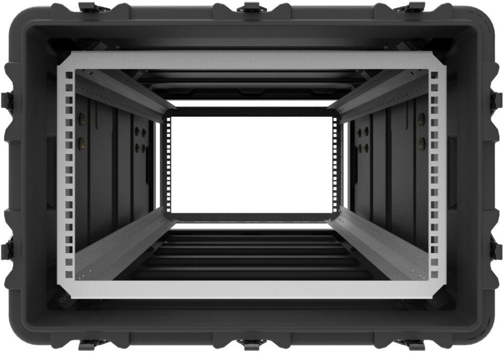 Peli  EURO-V RACK 6U-L 19″ Rack Mount case